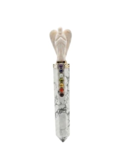 Clear Quartz Crystal Angel, Chakra Healing Wand, Angel Crystal Wand, Natural Quartz Wand, Reiki Healing Crystal, Hand Carved Crystal Angel, Spiritual Healing Tool