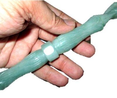 Jet Handmade Angel Carved Green Aventurine Stick Wand - Natural Green Aventurine Crystal Angel Carving Wand (Approx 5-5.5 Inch) Green Gemstone Polished Stick for Decoration, Collection & Gift