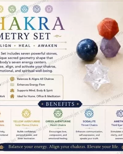 7 Chakra Geometry Set | promote chakra balancing, positive energy, Spiritual Wellness
