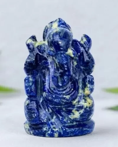 Sodalite Ganeshji Idol (2 inch)