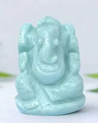 Amazonite Ganeshji Idol(2 inch)