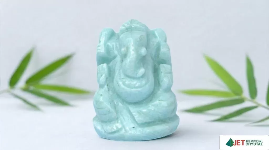 Amazonite Ganeshji Idol(2 inch)