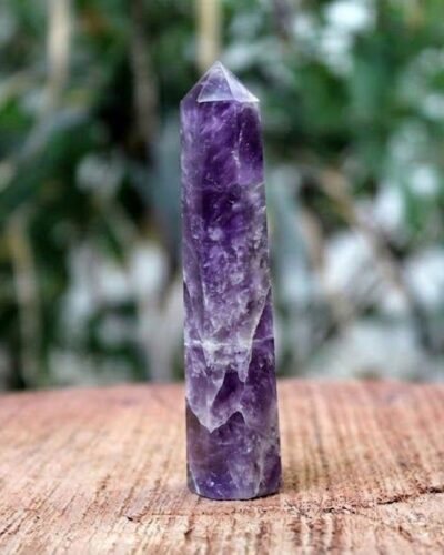 Amethyst Gemstone Obelisk