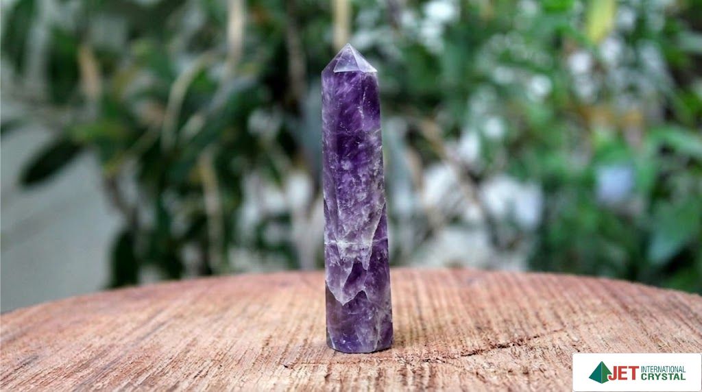 Amethyst Gemstone Obelisk