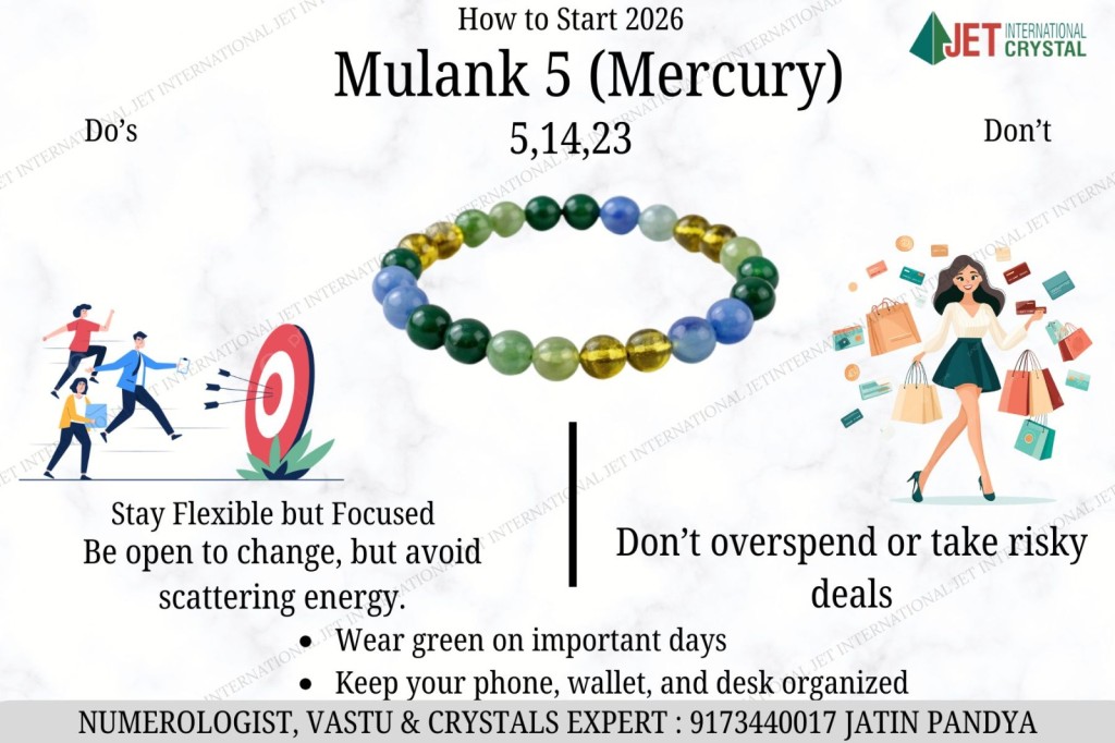 Jet Ruling Number 5 Bracelet