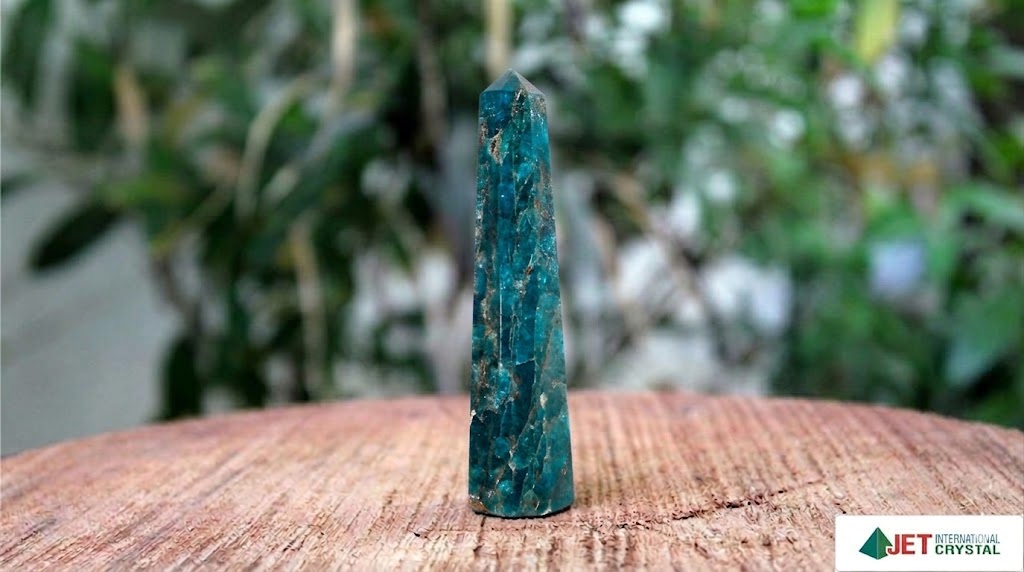 Apatite Gemstone Obelisk