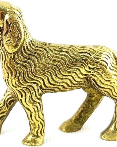 Brass Dog Statue