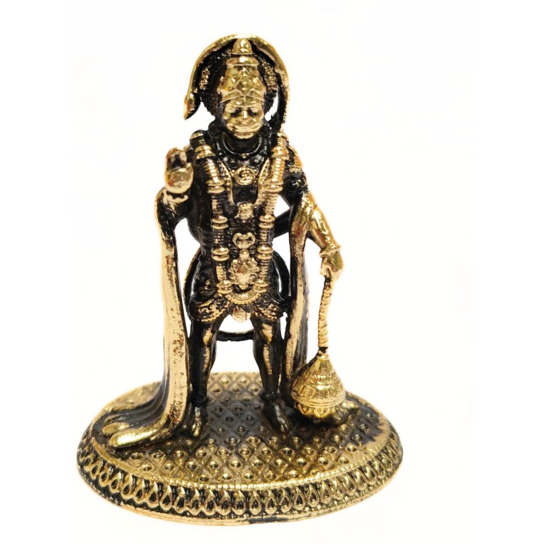 Brass Hanumanji Statue (2 inch)