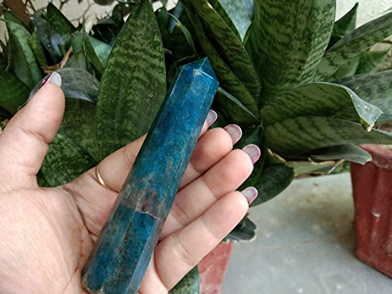 Apatite Gemstone Obelisk