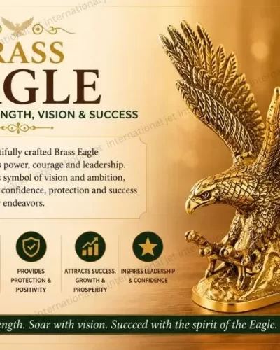 Brass Eagle Statue