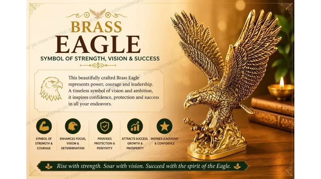 Brass Eagle Statue