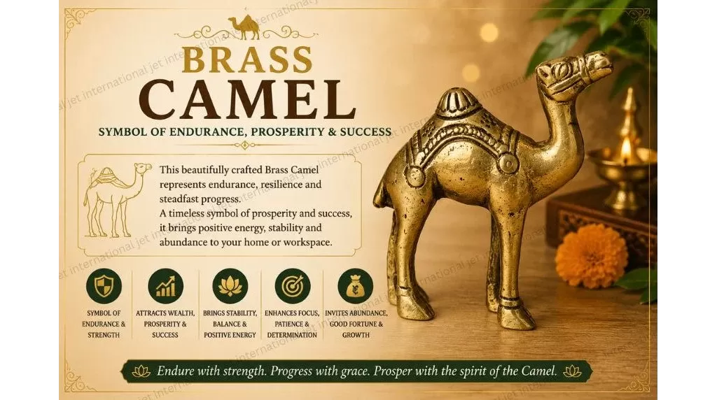 Brass Camel Statue